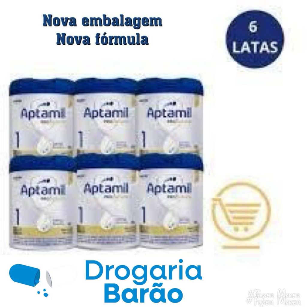 KIT C/ 6 UNIDADES APTAMIL PRO FUTURA 1 800G CADA LATA NOVA
