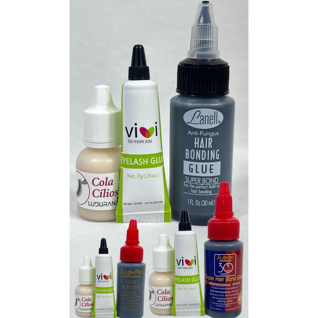 Kit colas frias para extensão de cílios tufos VIVI- LUDURANA-SALON PRO ...