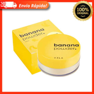 Pó Solto Banana Powder - Acabamento Aveludado - Vizzela 100% Original