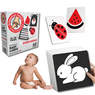 Cartão Preto Branco Para BebêsEducação Flashcards DeBebê AltoContraste Visual EstimulaçãoMontessori BrinquedosEducativos em Oferta na Shopee