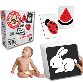 Cartão Preto Branco Para BebêsEducação Flashcards DeBebê AltoContraste Visual EstimulaçãoMontessori BrinquedosEducativos em Oferta na Shopee