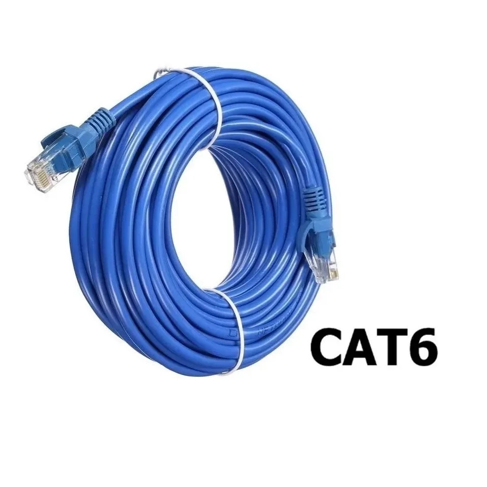 Cabo De Internet Cat6 Rj45 Ethernet Lan Giga 10/1000 15 Metros