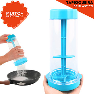 Tapioqueira 2 em 1 | Peneira + Armazenador de Tapioca | Praticidade Sem Sujeira na Cozinha - BARUCH — foto 4 — Achou Levou Brasil