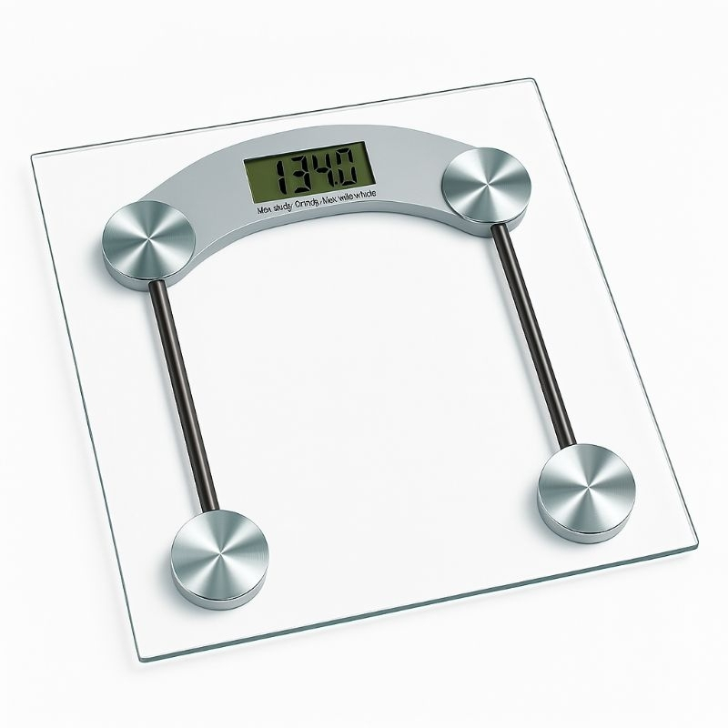 Balança Humana Digital Eletrônica Vidro 180kg Multiuso Vidro Temperado ...