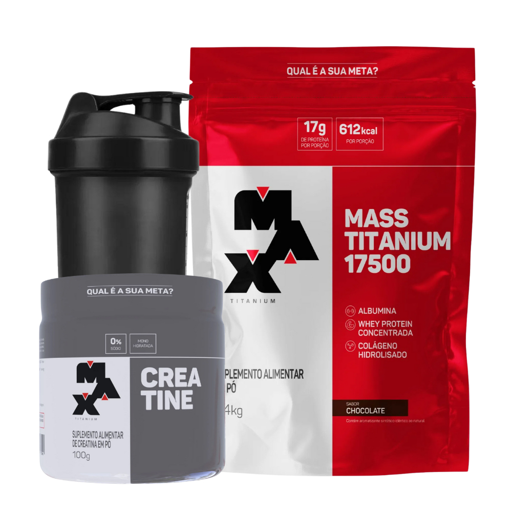 Kit para ganho de massa muscular Hipercalórico Refil 1,4 kg Max ...