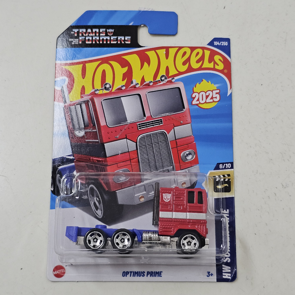 Hot Wheels Optimus Prime – édition Limitée 2024 – Neuve Sous Blister