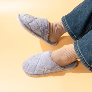 Pantufa Chinelo De Casa Feminina Adulta Pelúcia Confortável FTX3553PU em Oferta na Shopee