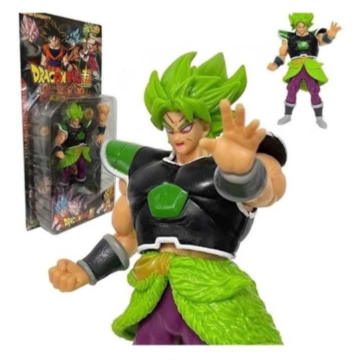 ぐ*う様 charbon 7 POCKETS MILITARY RACING S Boneco Grande Dragon Ballz Broly Super Sayajin Cabelo Verde 18 CM