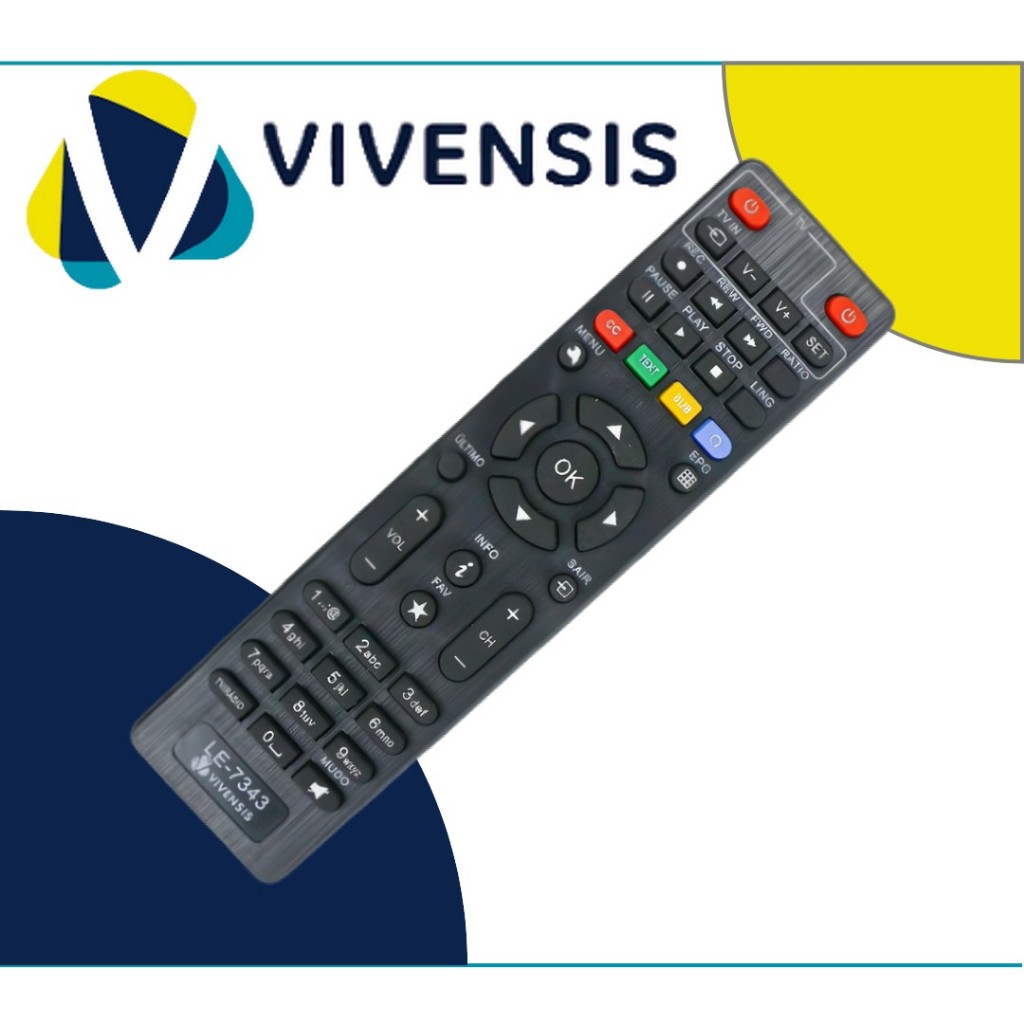 Controle Remoto Receptor Vivensis Vx10 Digital 7343 | Shopee Brasil