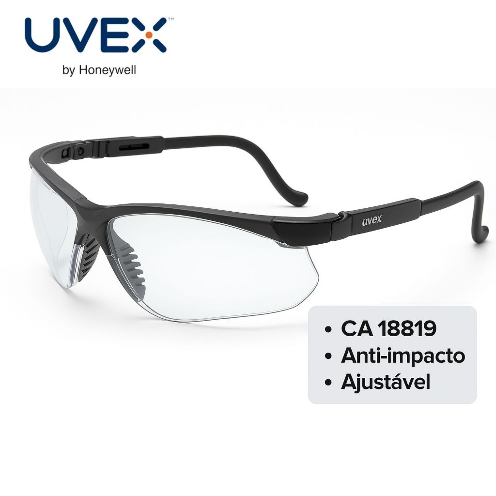 Óculos Proteção Uvex Genesis S3200HS Super Antiembaçante Air Sorft