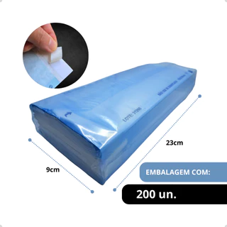 200 Unidades Envelope Selante Esterilização Alicate Autoclave 9x23cm Papel Grau Cirúrgico em Oferta na Shopee