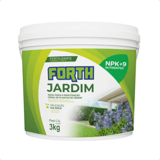KIT Adubo Fertilizante Mineral Para Plantas Forth Jardim NPK+9 Manutenção Crescimento 3KG ou 400G