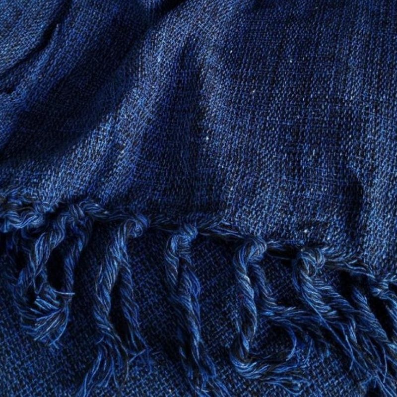 Manta Para Sofá 2,20x1,50m 100% Algodão Promoção. Cor Azul Marinho