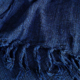 Manta Para Sofá 2,20x1,50m 100% Algodão Promoção. Cor Azul Marinho