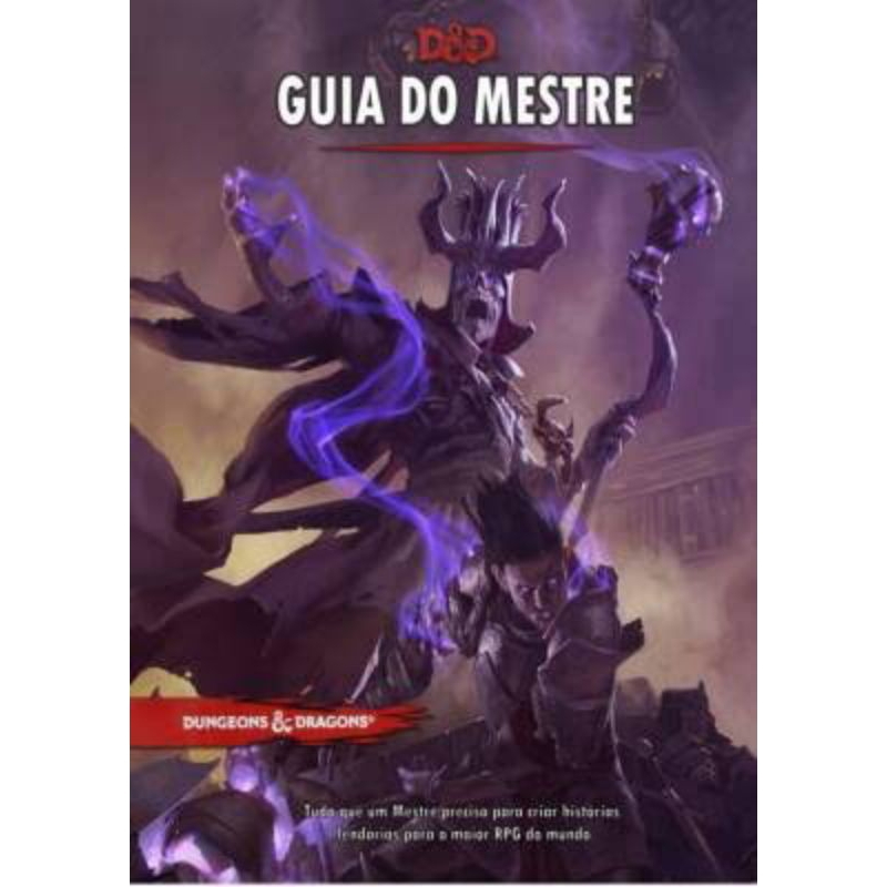 Livro do Mestre D&D 5e (Capa dura) - Livro de RPG - (Veja a Descrição)