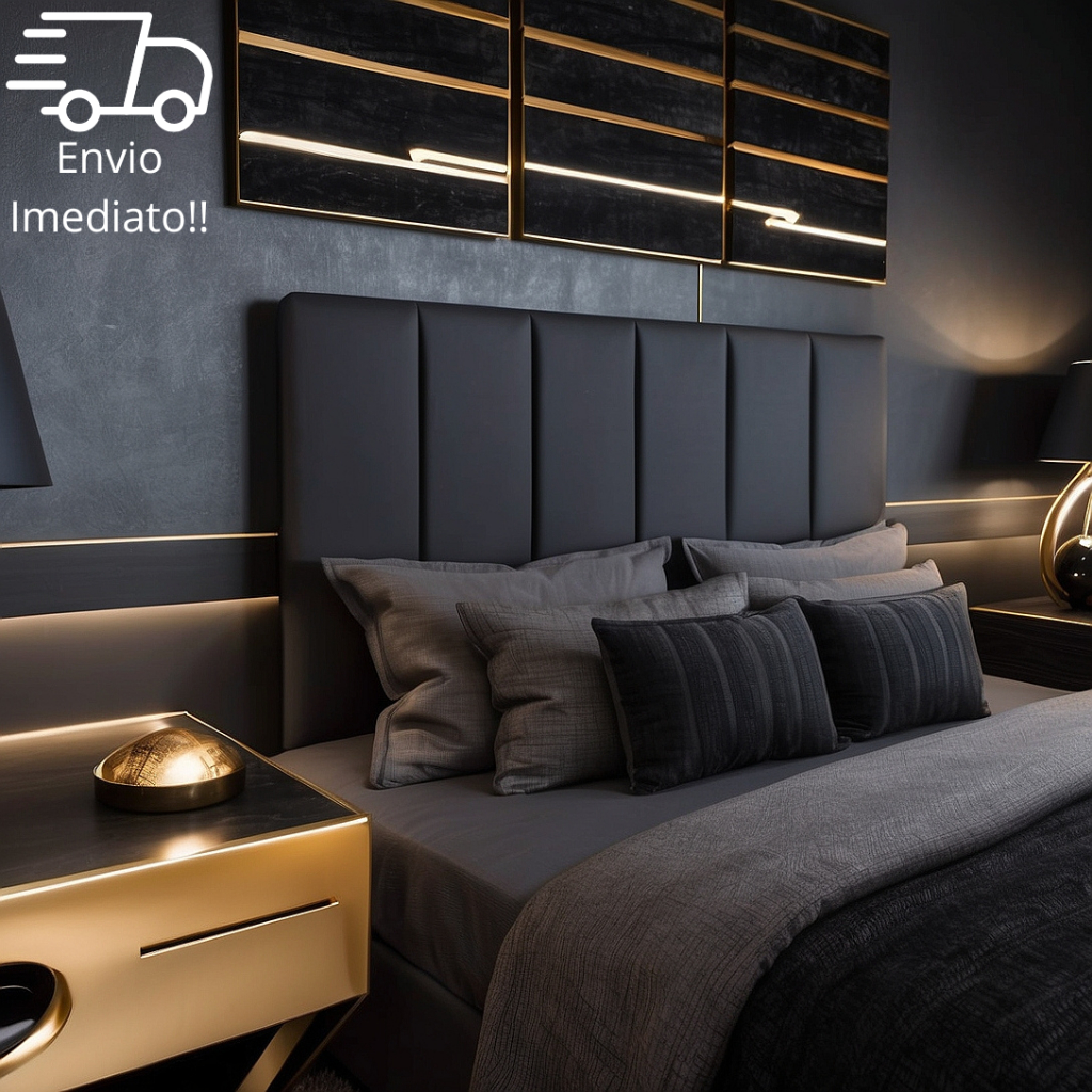 Kit 10 Cabeceiras de Cama King Casal 45x20 - Envio Imediato!