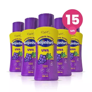 Kit 15 Sabonete Íntimo Feminino Uva Beijinhos Proteção e Frescor 200ml Belkit em Oferta na Shopee