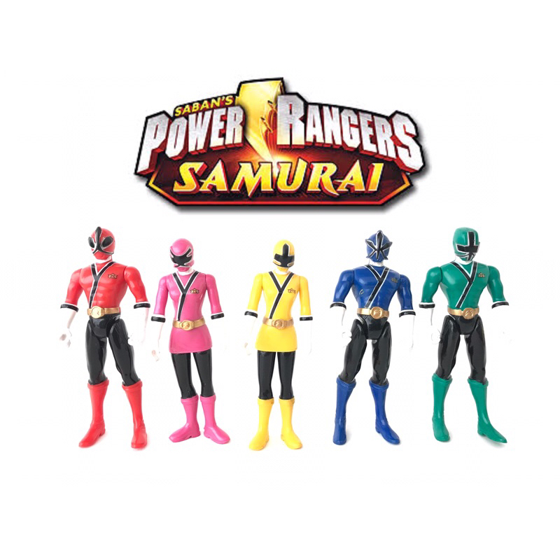 Boneco Power Rangers Super Samurai Bandai 11cm | Shopee Brasil