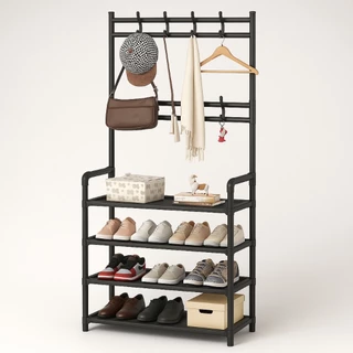 Sapateira Organizadora Cabideiro Suporte Multiuso Sapato Tenis Roupa Closet Quarto Armários Arara