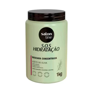 Máscara S.O.S Hidratação Azeite de Oliva Salon Line 1kg em Oferta na Shopee