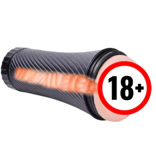 Masturbador Masculino Vagina Modelo Lanterna Com Vibração Multivelocidade