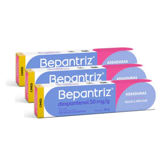 Kit 3 Bepantriz Dupla Proteção - 30g - Cimed em Oferta na Shopee