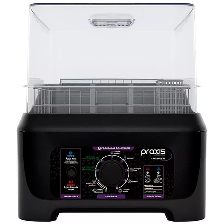 Lava Louças Praxis Portátil LLPP Semi-Automática 127V Preto