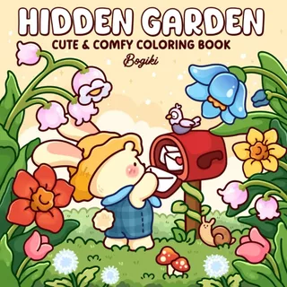 Hidden Garden - 42 Desenhos para Colorir / LC em Oferta na Shopee
