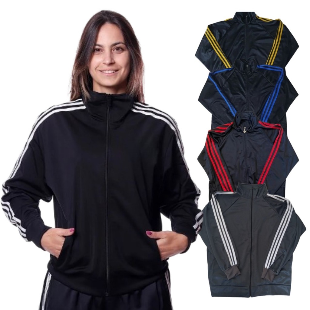 Promoção Blusa Chimpo 3 Listras Com Zíper Unissex Desconto de 39% para ...