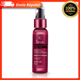 Sérum Capilar Eudora Siàge Hot Therapy Cauterização dos Fios 60ml