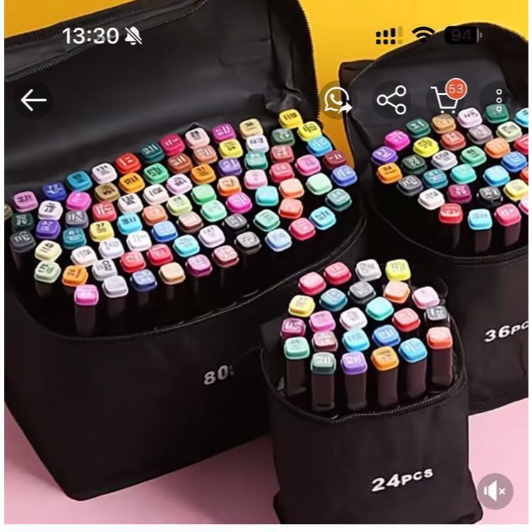 Canetinhas Bobbie Goods 36/80 cores Canetinhas Profissional | Shopee Brasil