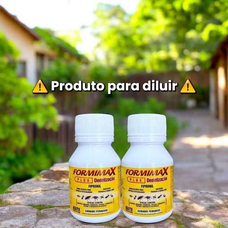 Kit 02 Unidades Formimax Plus Eficaz Contra Formigas, Baratas, Pulgas ...