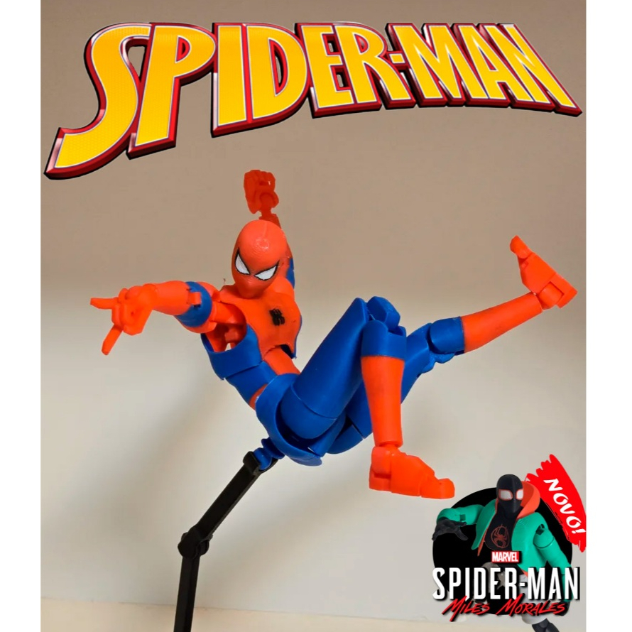 Boneco Miles Morales Mafex #107 Spider-man Spider-verse