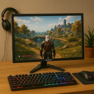 Monitor 19" Polegadas 75hz LED C/CABO HDMI, VGA Para PC Notebook Escritório Gamer