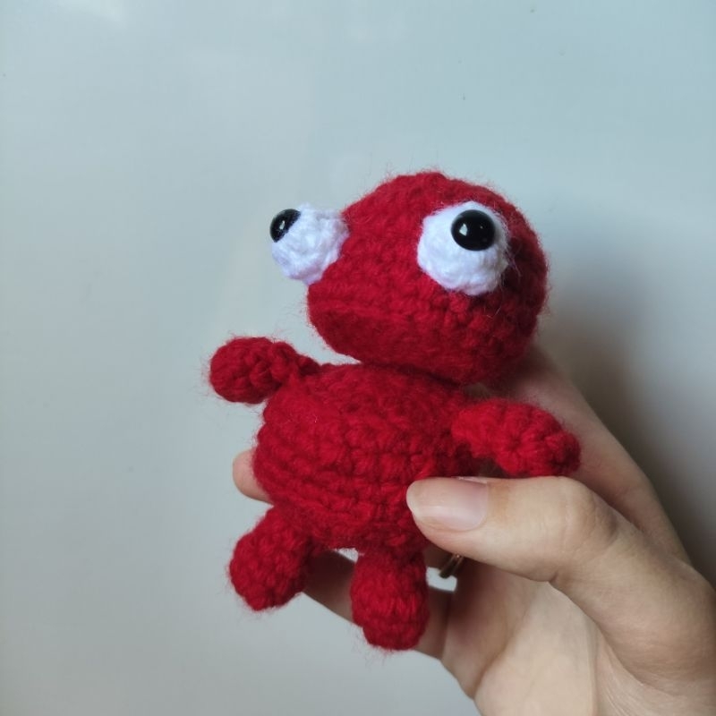 amigurumi R.E.P.O mini repo (repinho) em crochê
