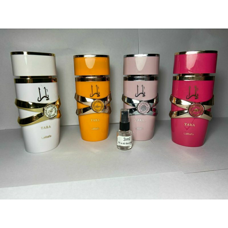 Kit Perfumes Árabes Femininos, Yara Lattafa Feminino. Yara Rosa, Yara ...