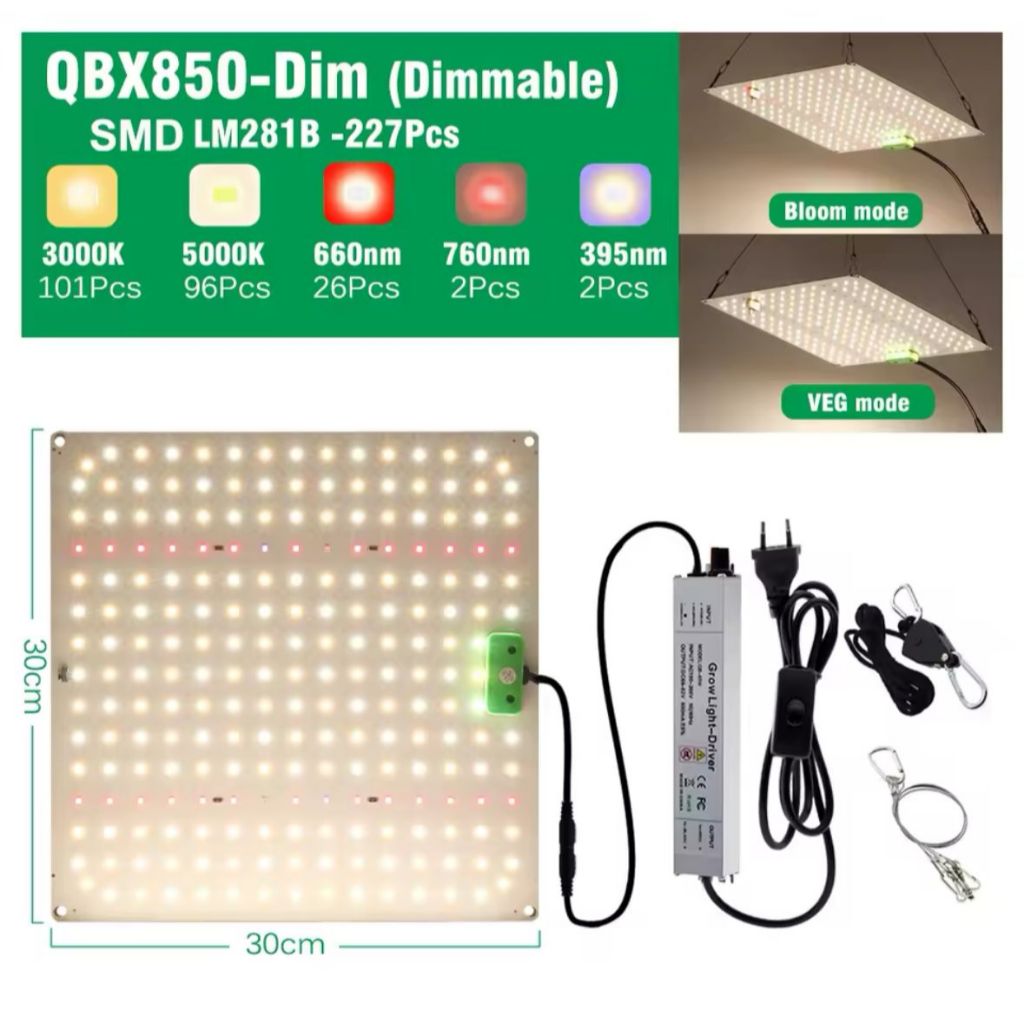 Samsung Lm281b 85w Quantum Board Painel De Led Grow | Shopee Brasil