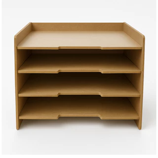 Organizador A4 Gaveteiro Suporte para Monitor com 4 Gavetas