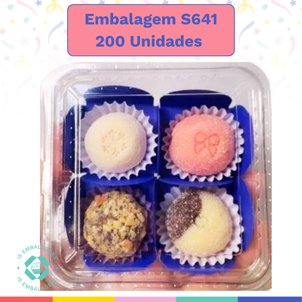 200 un Embalagens para brigadeiros 200ml doces bolos lembran