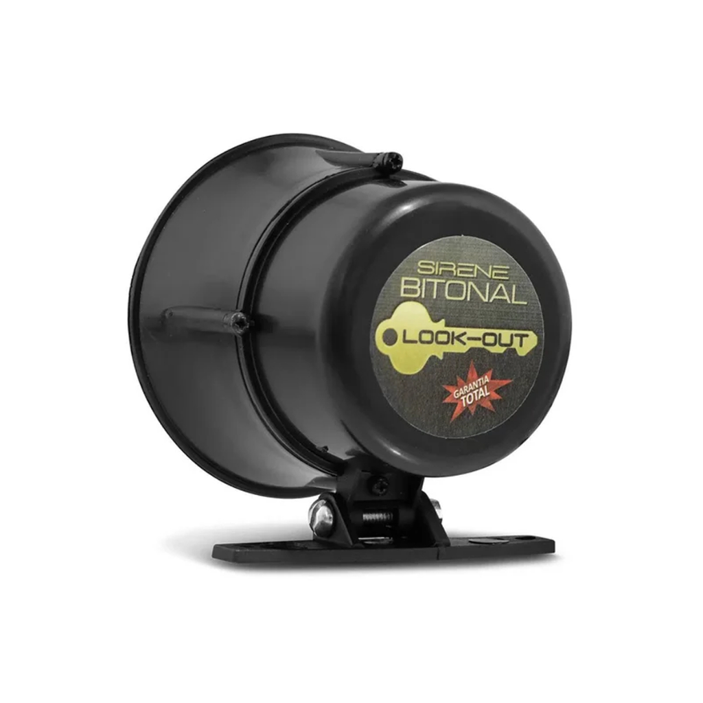 Sirene Bitonal 12 Volts Look Out 2 Toques Automotivo ARTICULADA // 509 ...