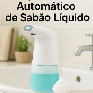 Dispenser De Espuma Sabonete Líquido Sensor Automático Recarregavel X-021