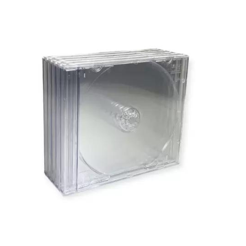 05 Und De Estojo Capa Box Cd Acrílico - Transparente | Shopee Brasil