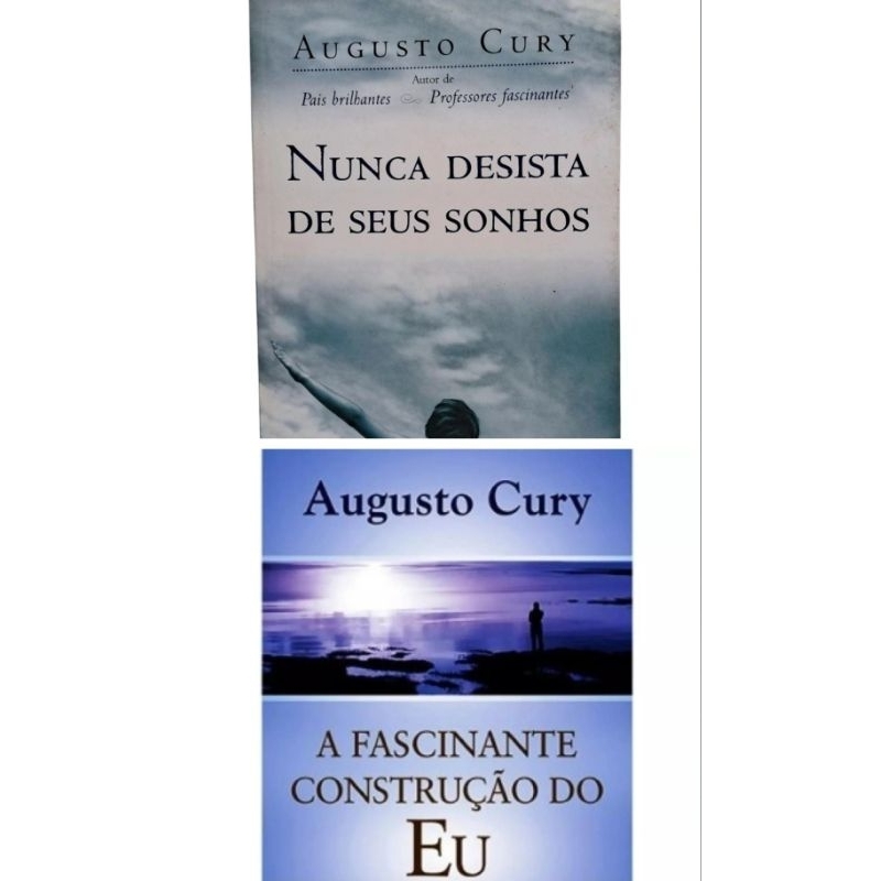 Kit c/ 2 livros Augusto Cury. Autoajuda. | Shopee Brasil