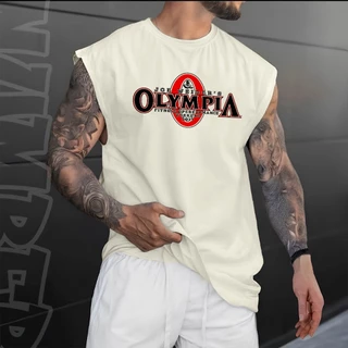 Camiseta regata machao oversized mascuilno Treino gym mr olympia academia open em unissex classic physique streetware em