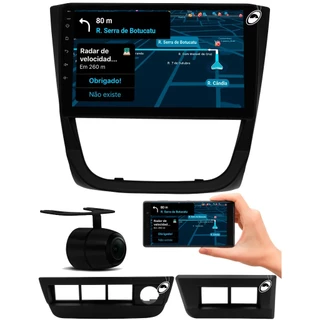 Multimídia 9 Polegadas Gol Saveiro Voyage G5 Android Auto Car Play + Câmera Ré em Oferta na Shopee