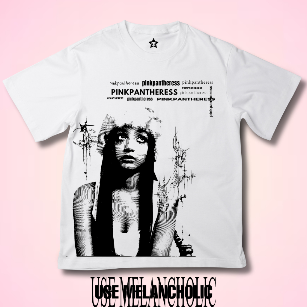 Camiseta Unissex Oversized Streetwear Pinkpantheress alta qualidade y2k