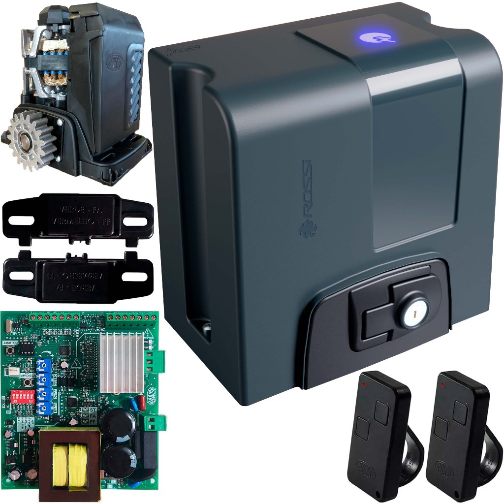 Motor Automatizador Dz Nano Nitro Deslizante 650kg Bivolt Rossi