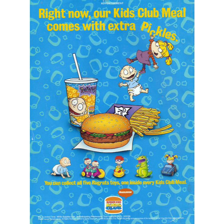 RUGRATS - MARÇO - BurgerKing - 1998 - IMPORTADO | Shopee Brasil