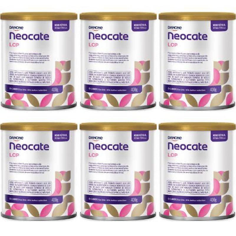 PROMOÇÃO Neocate LCP 400g Original KIT 6 LATAS | Shopee Brasil