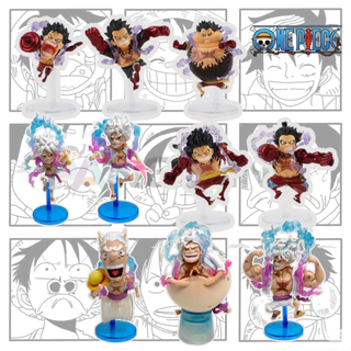 One Piece Figuras de Ação Luffy Bonecos de Ação Decoração Anime Miniatura Action Figure Luffy